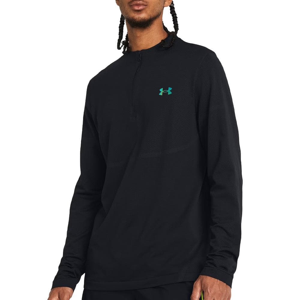 T-Shirt Manches Longues Noir Homme Under Armour Vanish 1