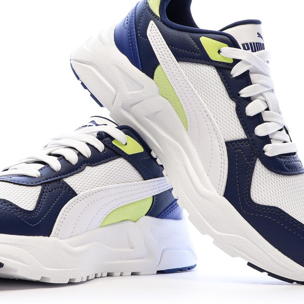 Baskets Blanches/Marines Garçon Puma Trinity 2 7