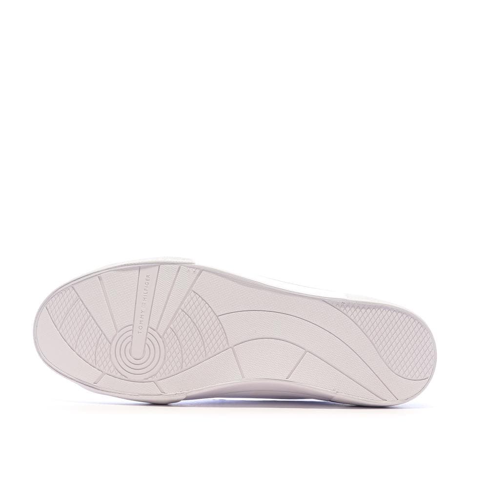Baskets Blanches Cuir Homme Tommy Hilfiger Core Corporate Vulc 5
