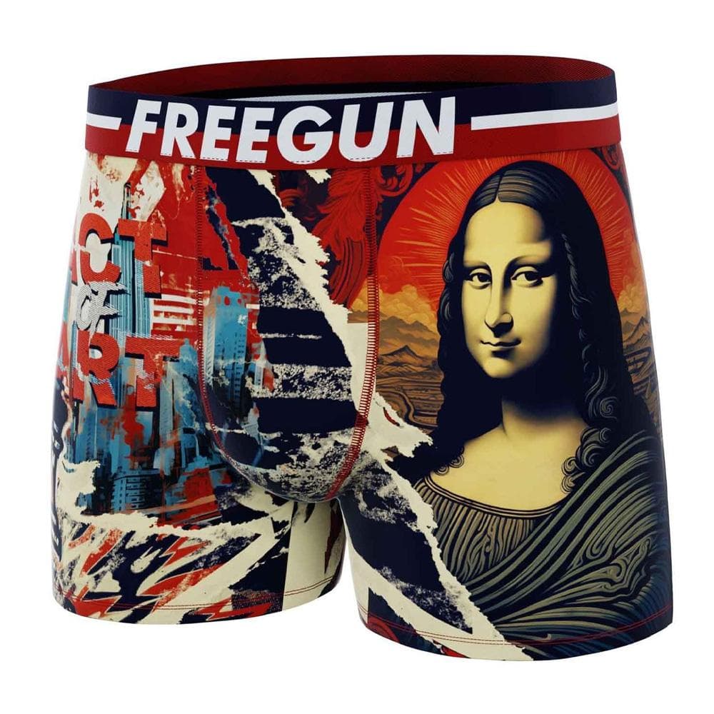 Boxer Noir Homme Freegun Joconde 1