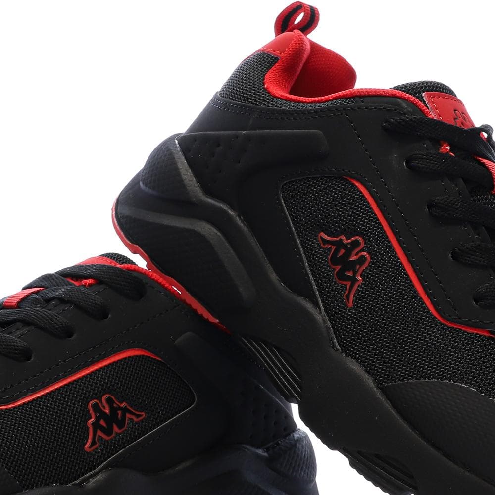 Baskets Noires/Rouges Garçon Kappa Logo Safir 2s 7