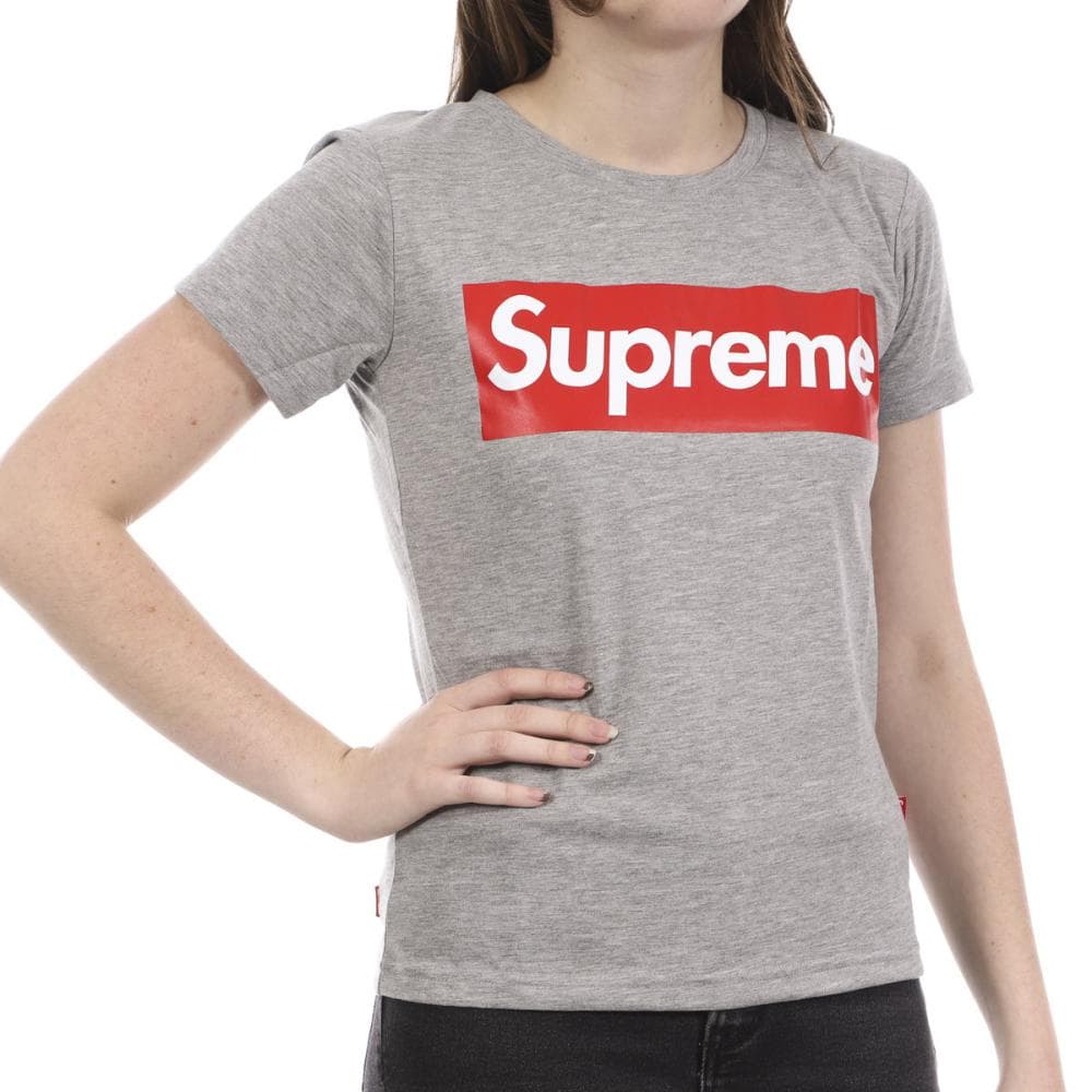 T-shirt Gris Femme Supreme Grip Sofy 1