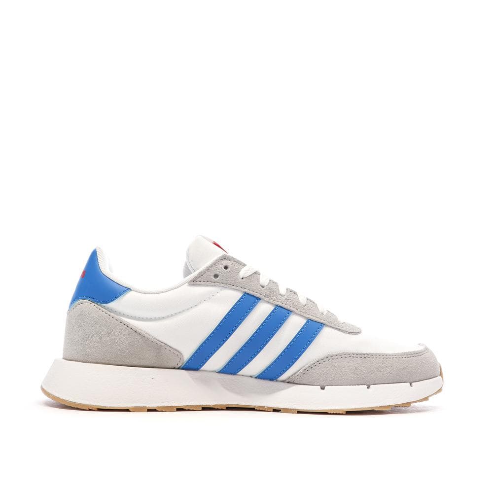 Baskets Blanches/Gris/Bleu Homme Adidas Run 60s 2