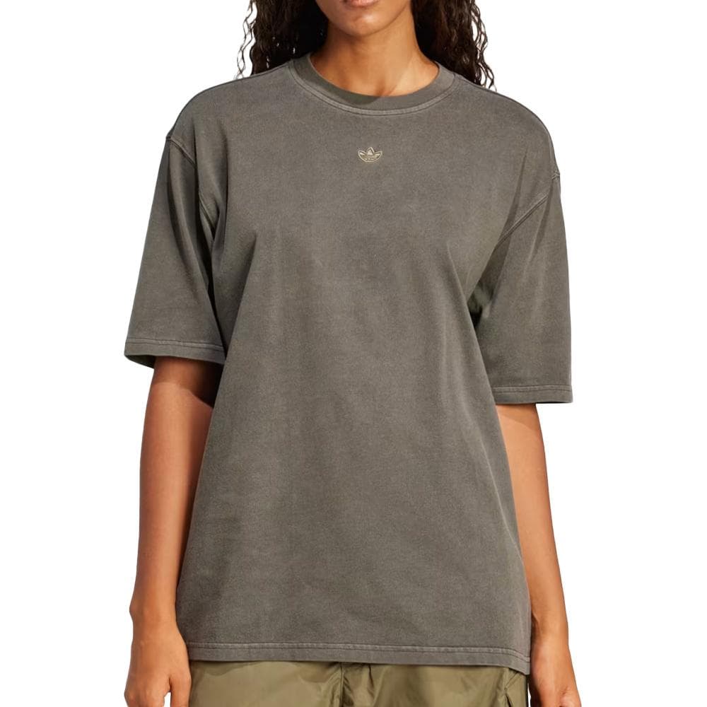 T-Shirt Gris Femme Adidas Graphic 1