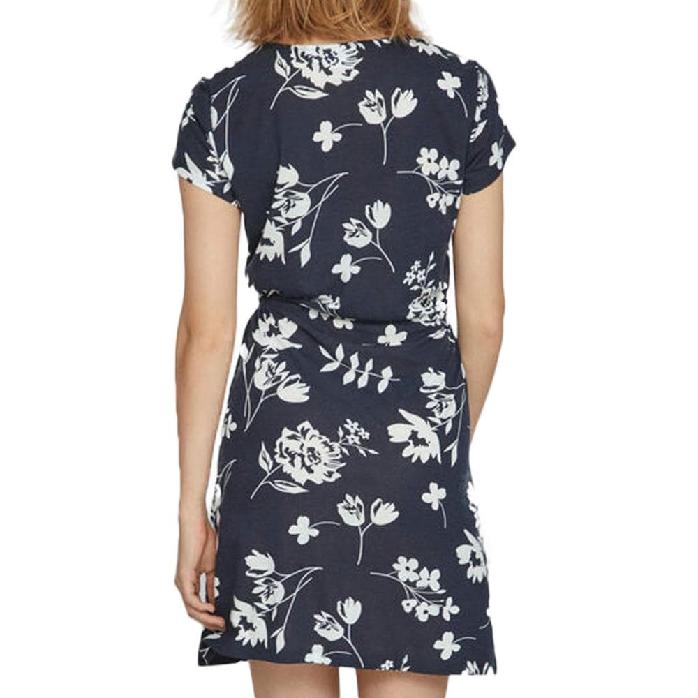 Robe Marine à fleurs Femme Vila Mooney String 2