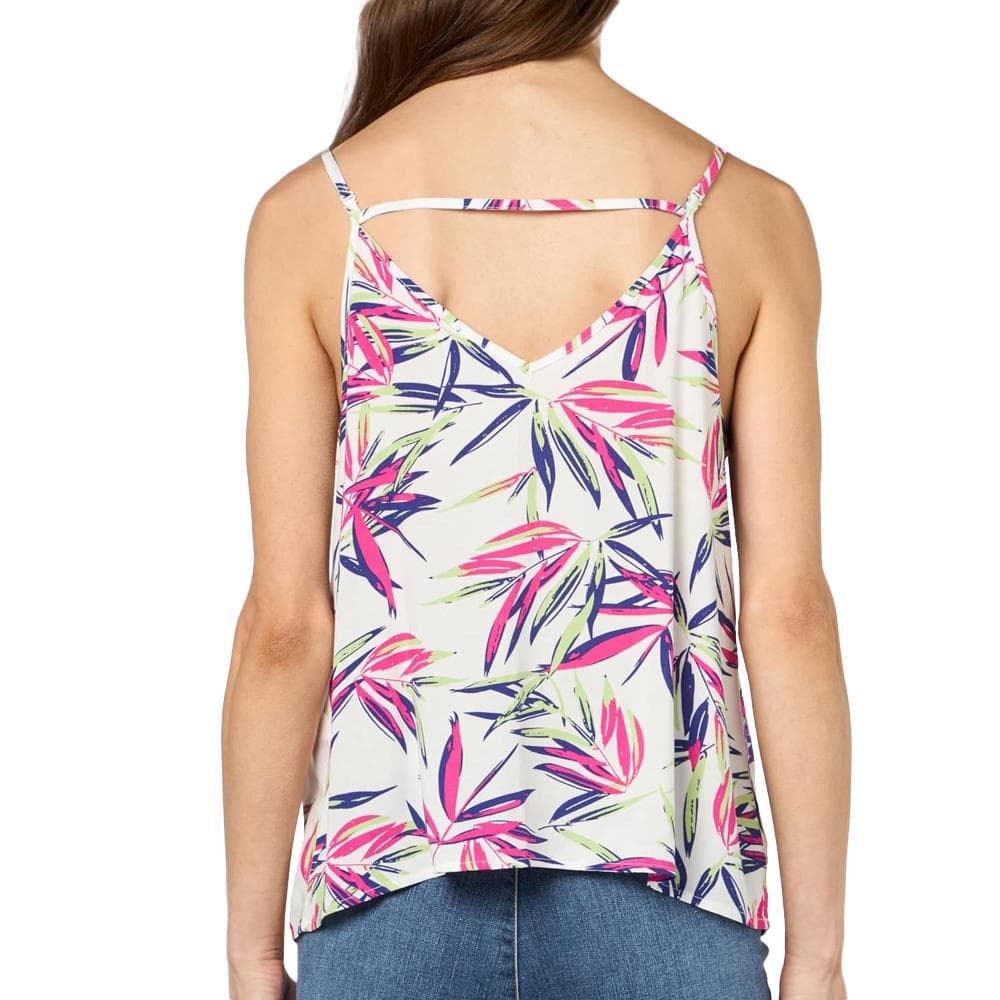 Top Blanc/Rose à Motifs Femme Only Nova Life Paris 2