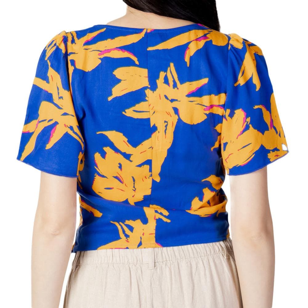 Blouse Bleu/Orange à Motifs Femme Only Alma 2