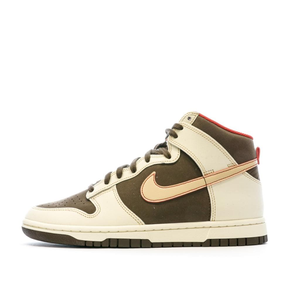 Baskets Écru/Marron Homme Nike Dunk High Retro 1