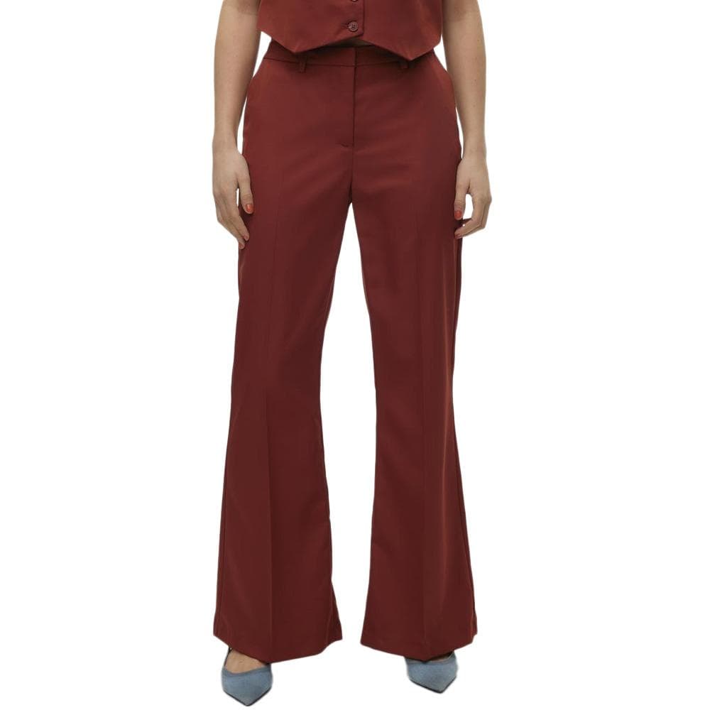 Pantalon à Pinces Terracotta Femme Vero Moda Tara 1