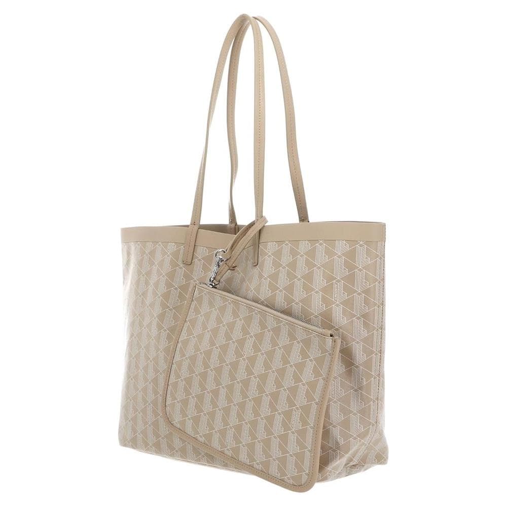 Sac Cabas Beige Clair Femme Lacoste Zely 2
