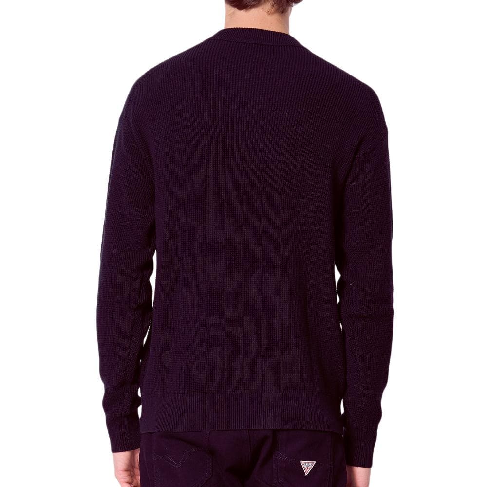 Pull Bordeaux Homme Calvin Klein Jeans Waffle 2
