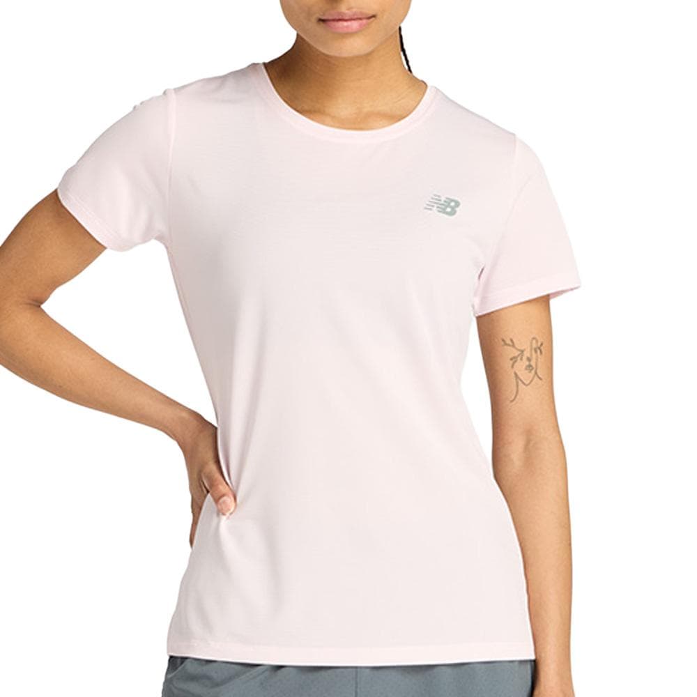 T-Shirt Rose Pale Femme New Balance Sport 1