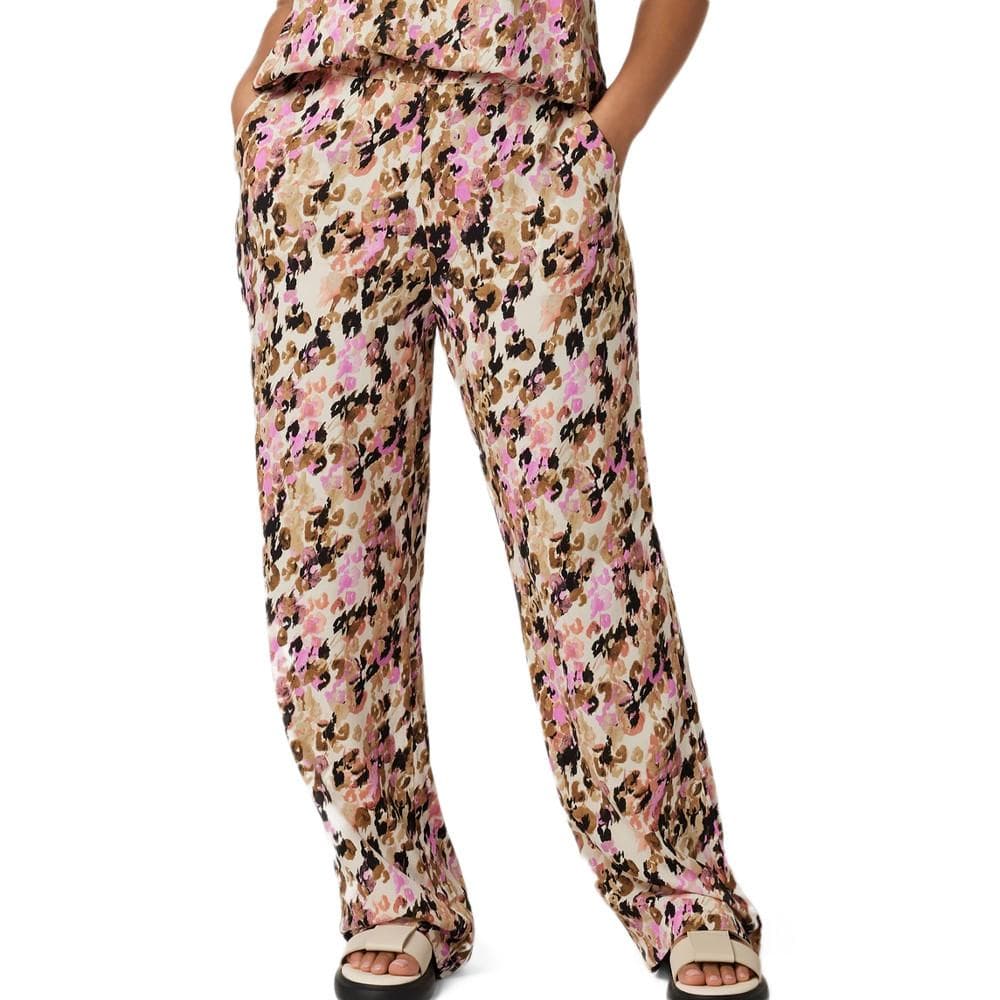 Pantalon Beige à Motifs Femme Vero Moda Curve Easy Hw Wide 1