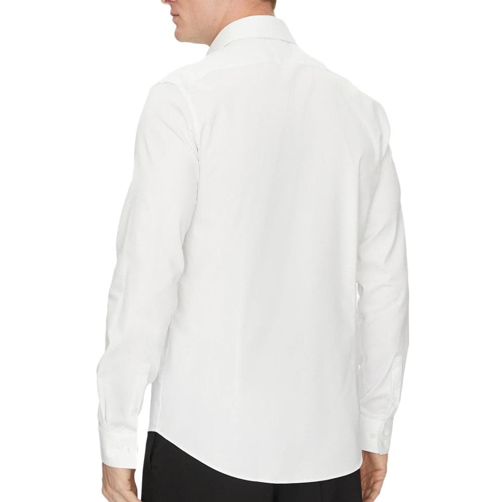 Chemise Blanche Homme Calvin Klein Jeans Tonal Structure Slim 2