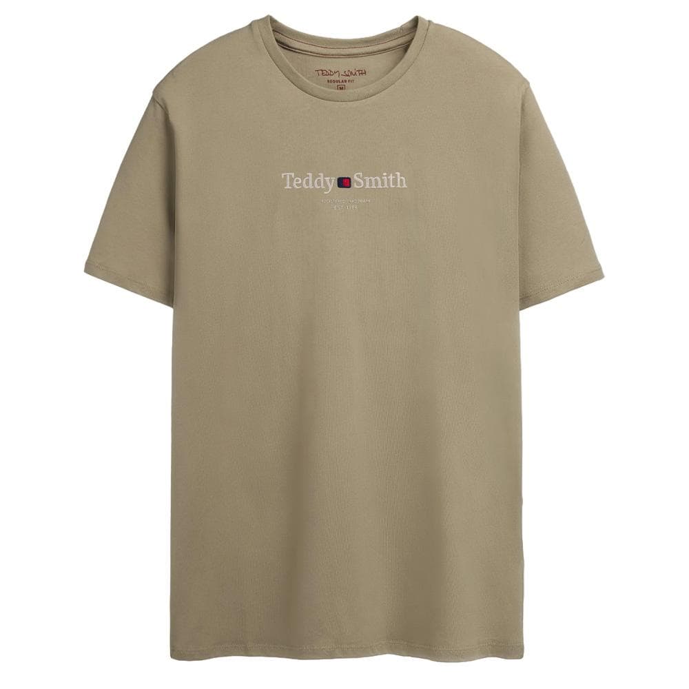 T-Shirt Beige Homme Teddy Smith Jim 1