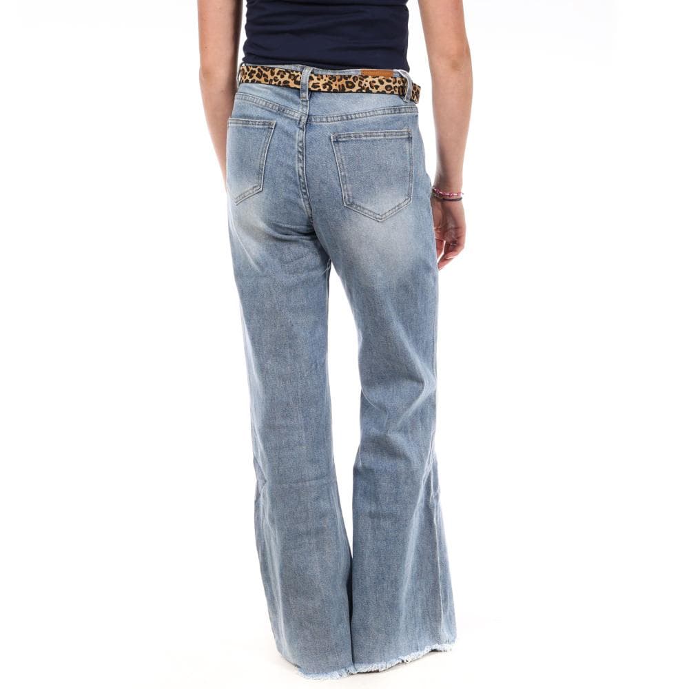 Jean Droit Bleu Moyen Femme Monday Premium 3300 2