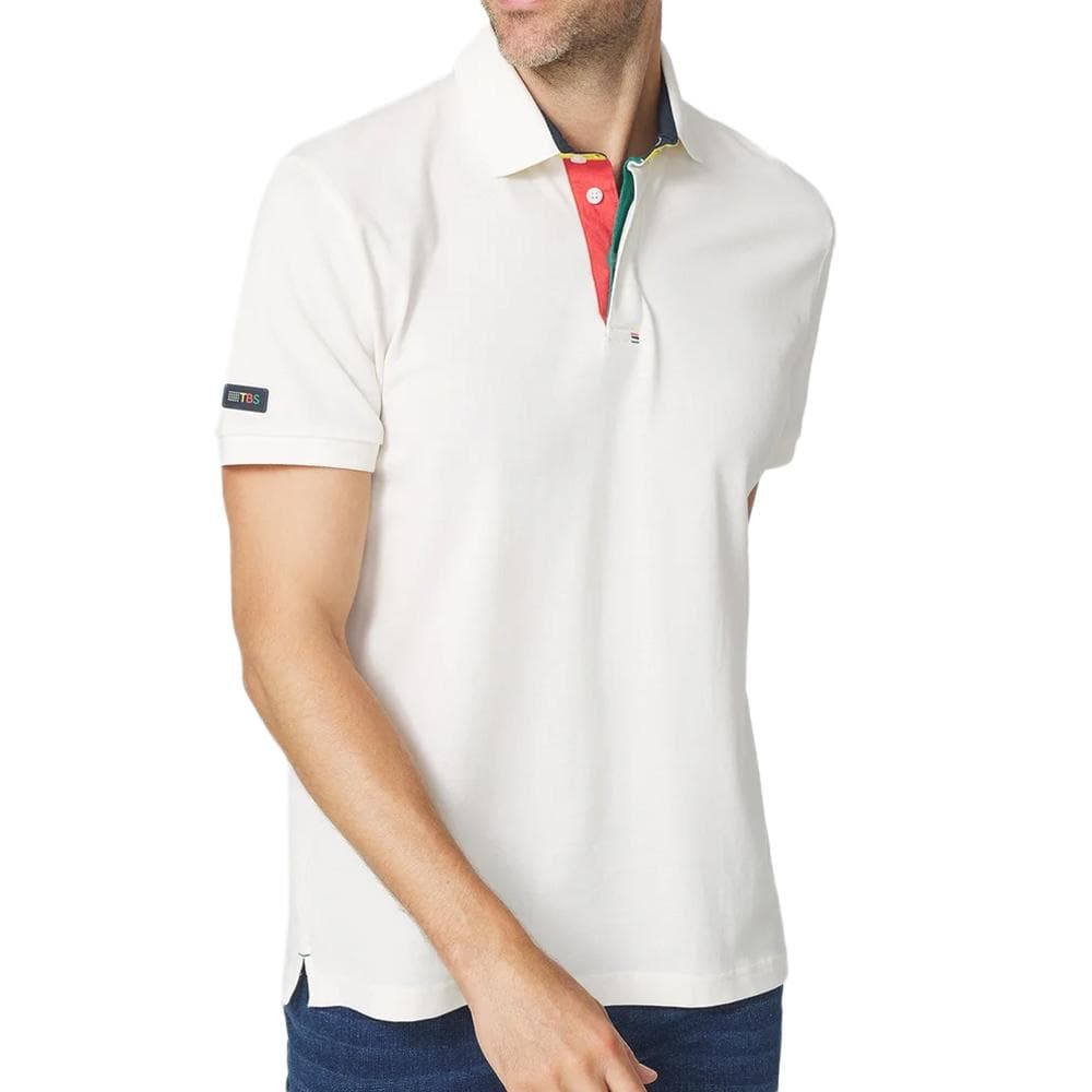 Polo Blanc Homme TBS Polo CLYDEPOL 1