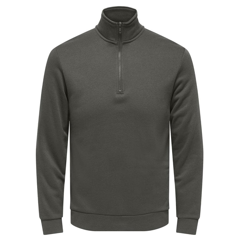 Sweat Gris Foncé Homme Only & Sons Chases 1