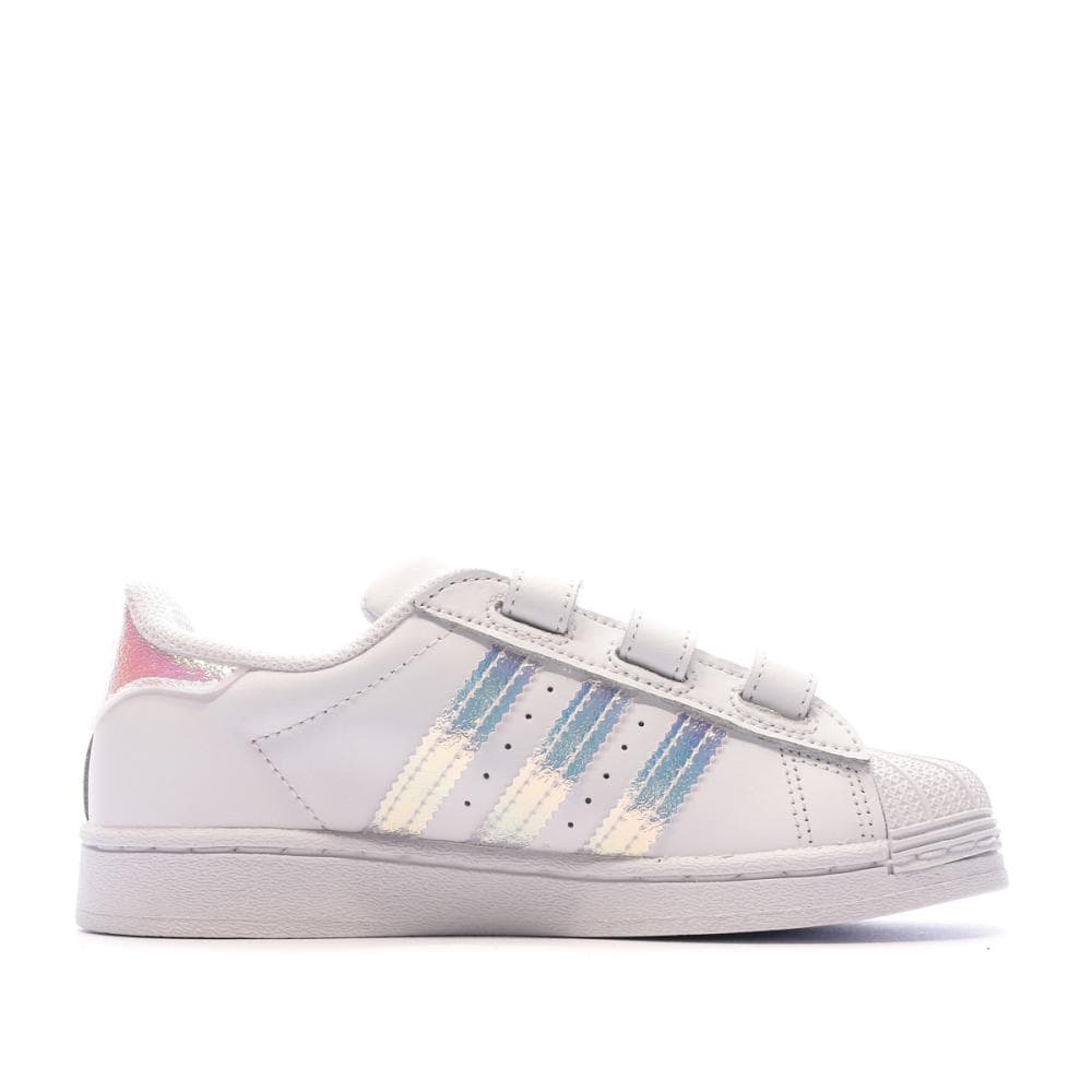 Baskets Blanches Fille Adidas Superstar Cf C 2