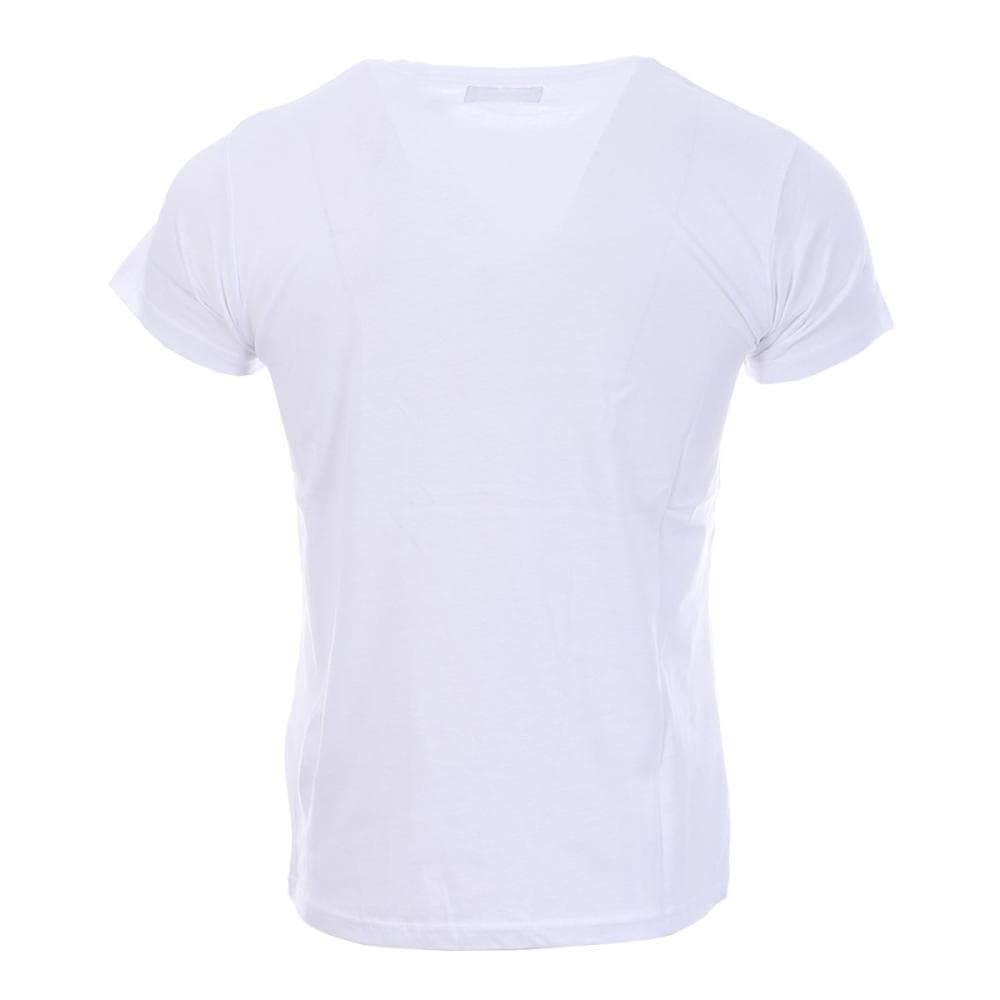 T-shirt blanc homme Schott NYC brodé 2