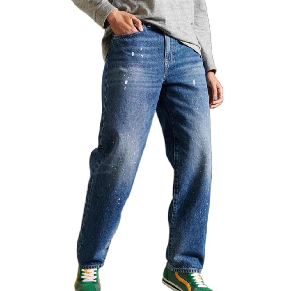 Jean Bleu Femme Superdry Barrel 1