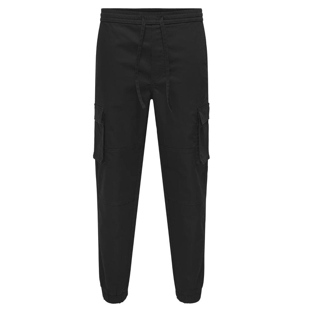 Pantalon Cargo Noir Homme Only & Sons Regular 5750 1