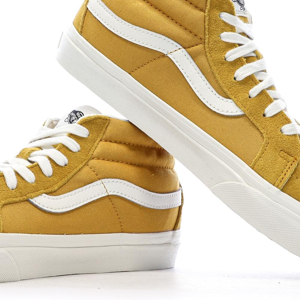 Baskets Jaune Homme Vans Sk8-mid Reissue 7