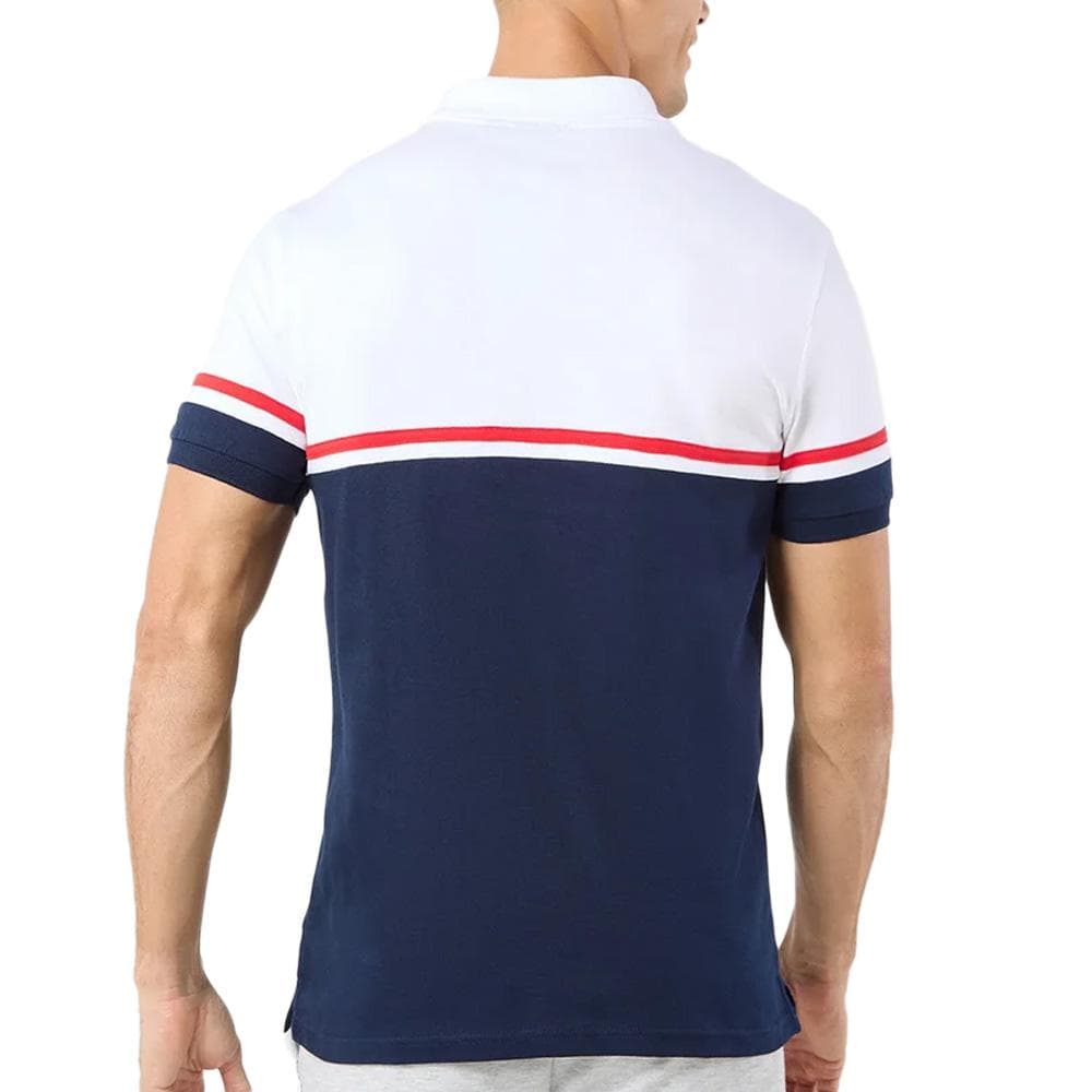 Polo Marine/Blanc Homme Fila Primo 2