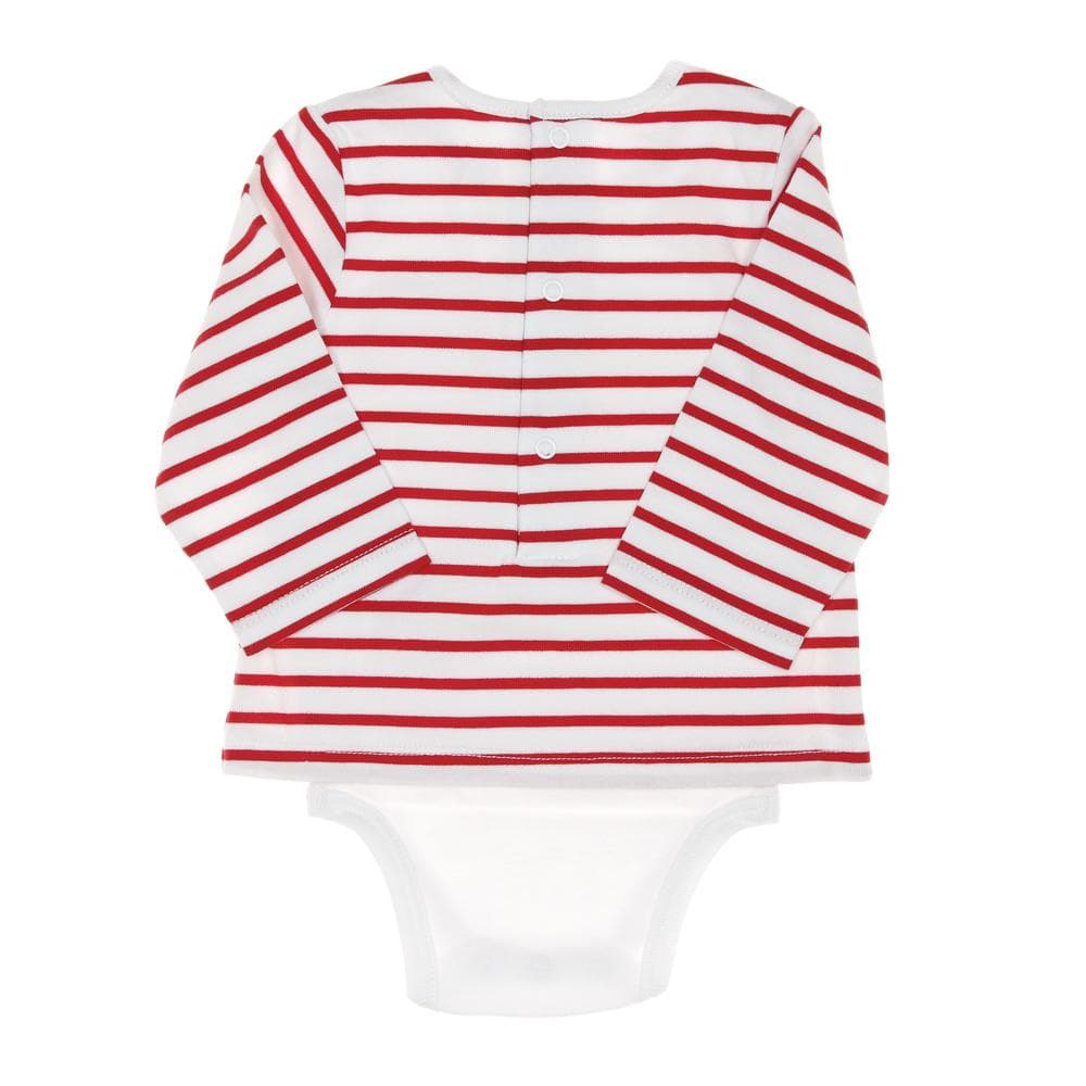 Body t-shirt Rouge/Blanc Garçon EOM Vabody 2