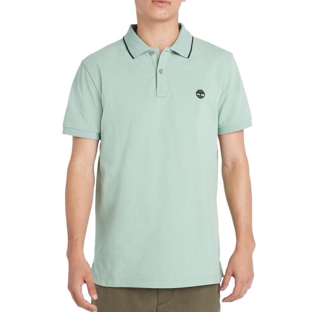 Polo Vert Clair Homme Timberland Oxford 1