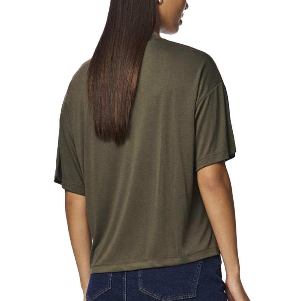 T-Shirt Kaki Femme Pieces Nora 2