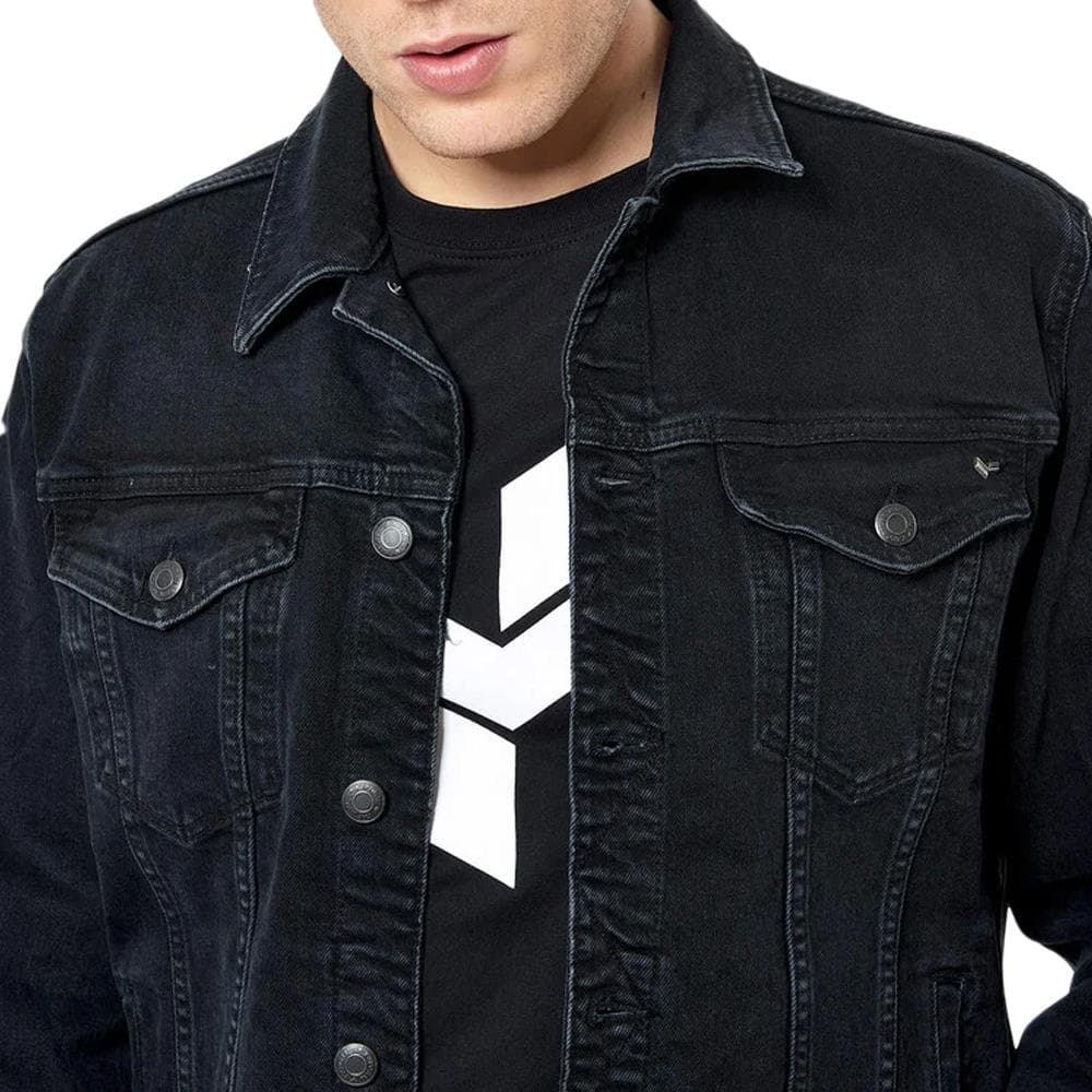 Veste en Jean Noir Homme Kaporal BLUNT 2
