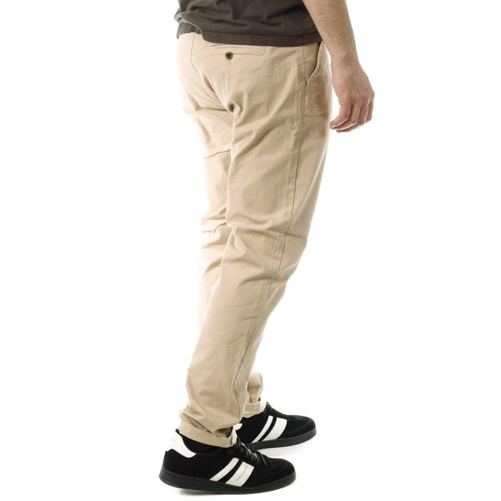 Pantalon Chino Marron/Beige Homme Paname Brothers Costa1 2