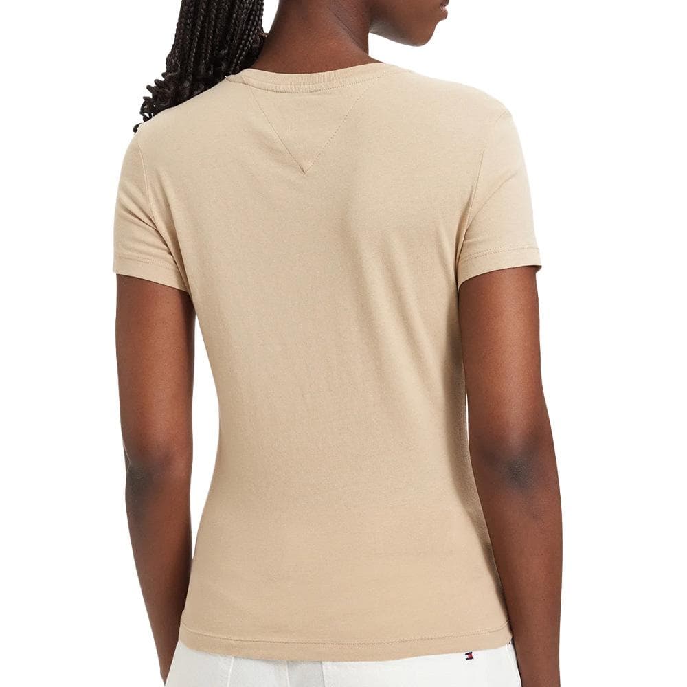 T-shirt Beige Femme Tommy Hilfiger Tjw C 2
