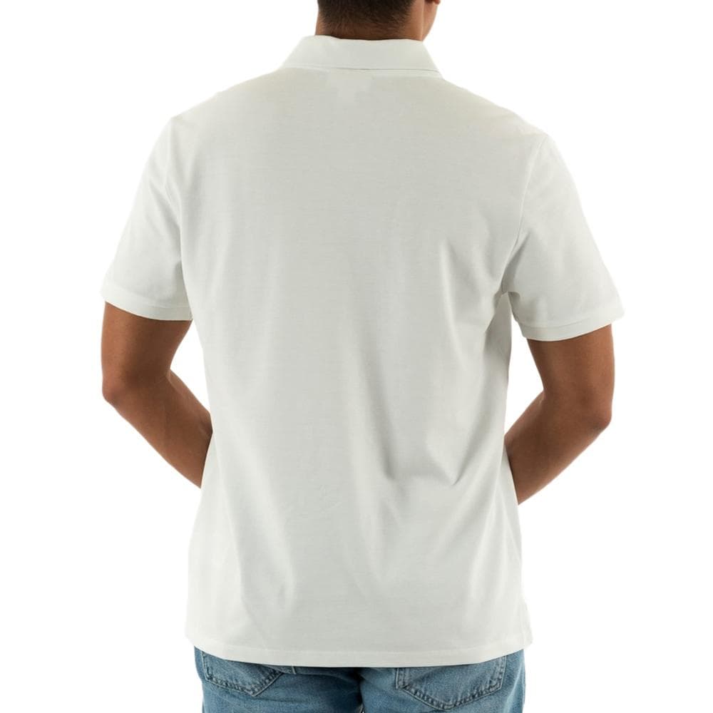 Polo Blanc Homme Calvin Klein Jeans Ss Monogram Pique 2