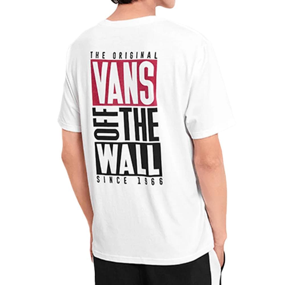 T-Shirt Blanc Homme Vans Logo 2