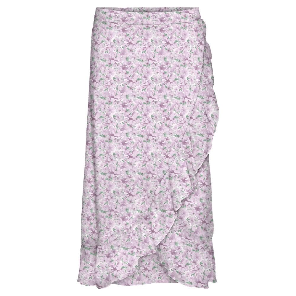 Jupe Violette à fleurs Femme Vero Moda Smilla 2