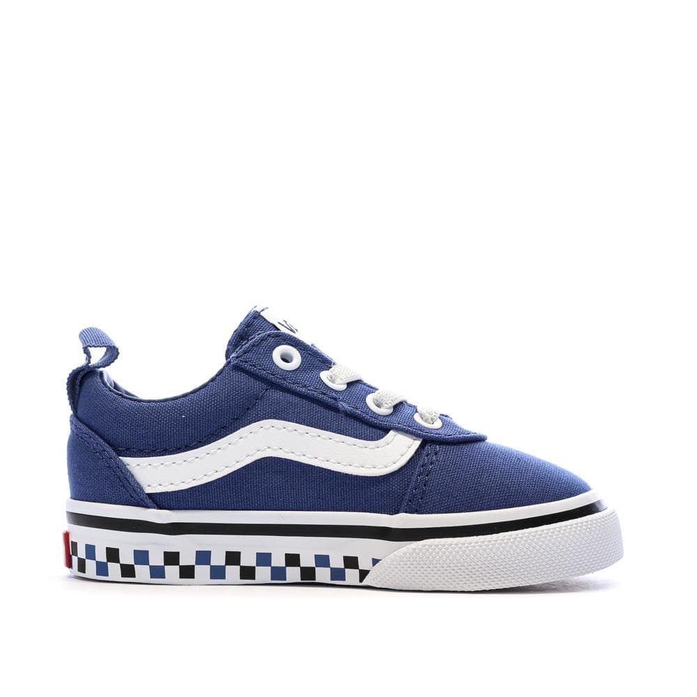Baskets Bleu Garçon Vans Ward Slipon Variety Sidewa 2