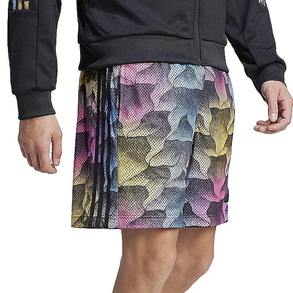 Short Bleu/Violet Homme Adidas IS1533 1