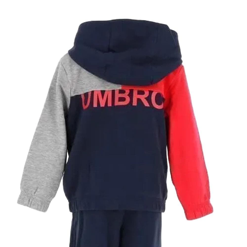 Sweat Zippé Marine/Rouge/Gris Garçon Umbro Gam Net 2