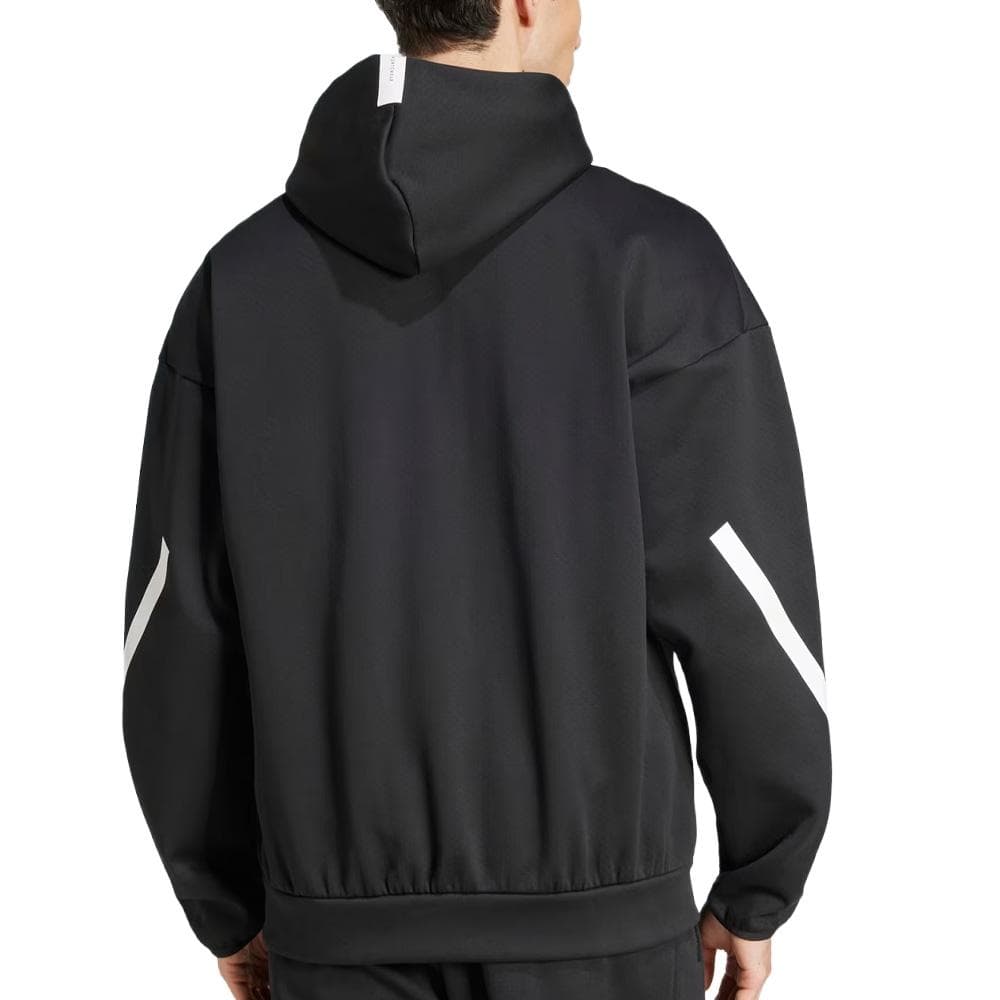 Sweat Zippé Noir Homme Adidas JD5984 2