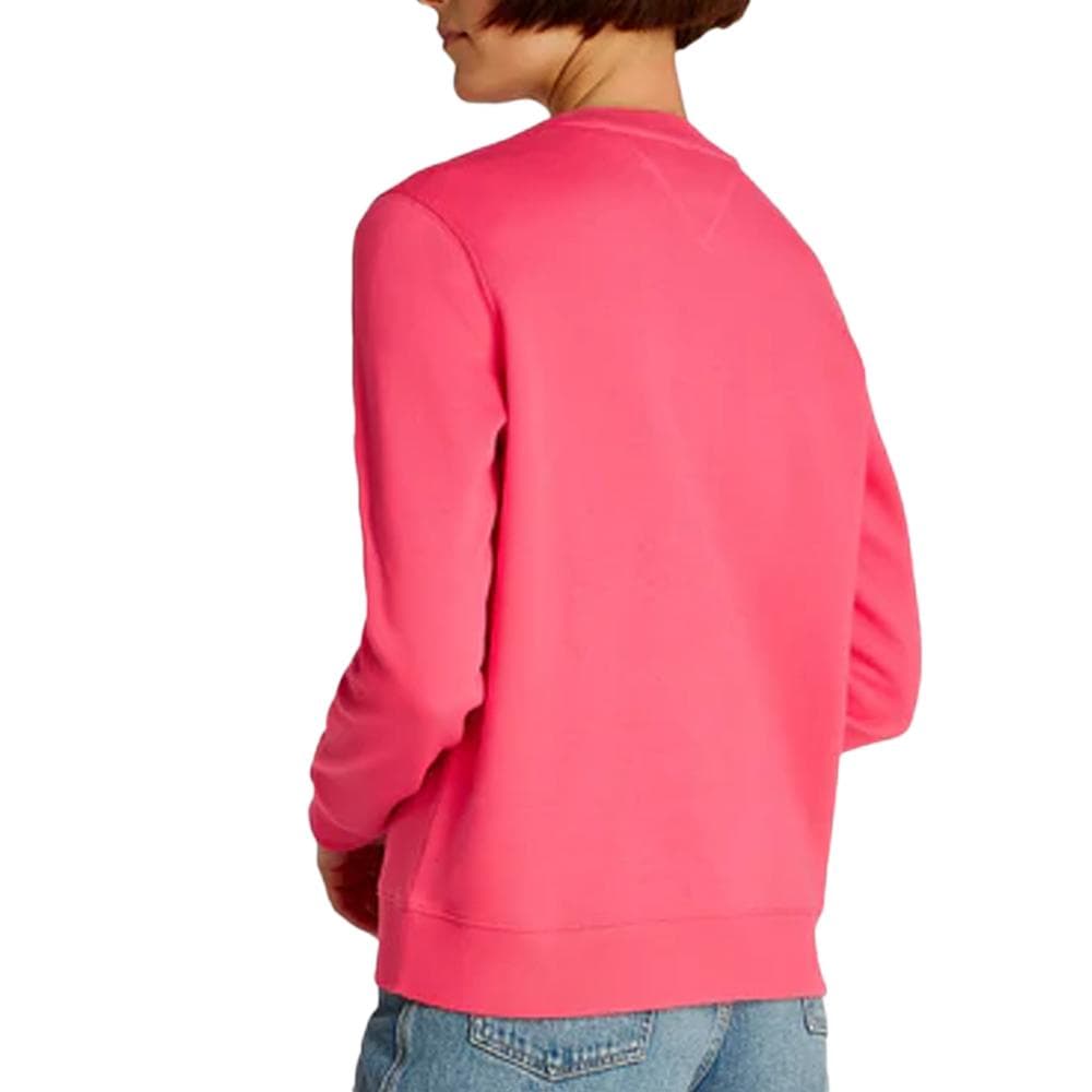 Sweat Rose Femme Tommy Hilfiger Flag Crew 2