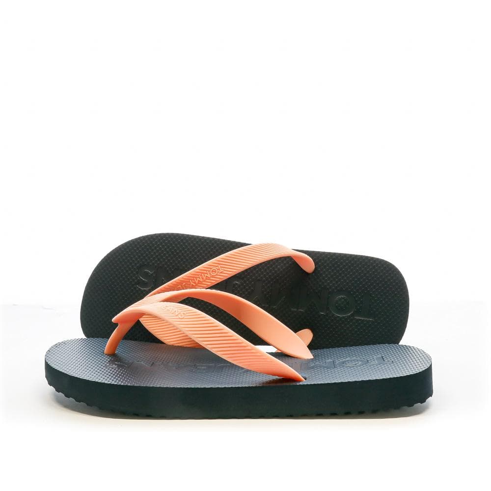 Tongs Noires/Rose Femme Tommy Hilfiger EN0EN02447 1