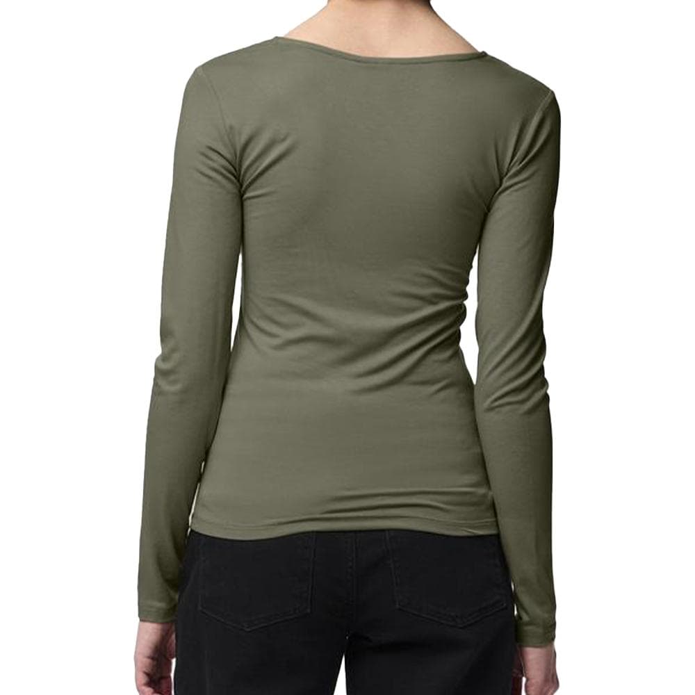 T-Shirt Kaki Femme Pieces Pcbarbera 2