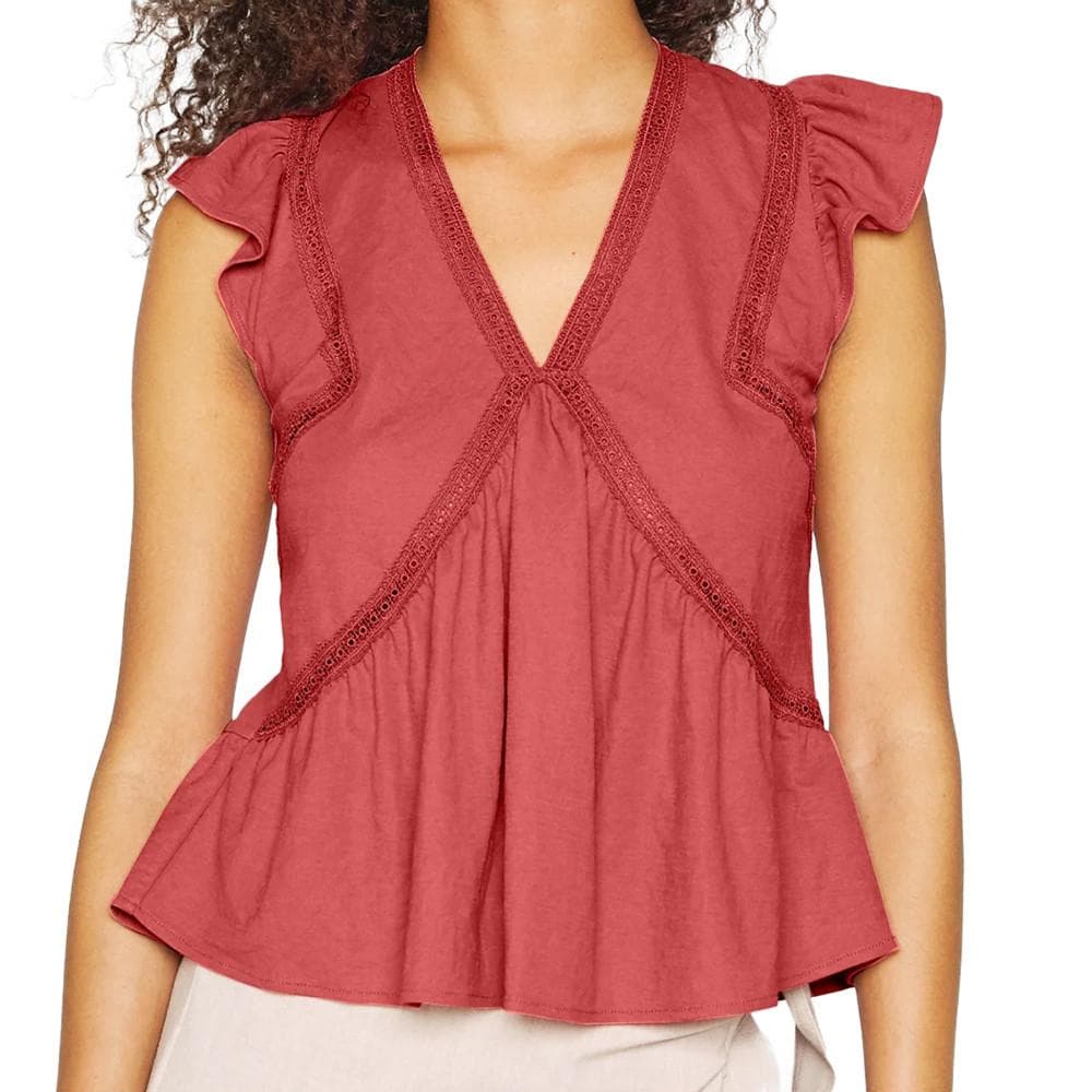 Top Rose foncé Femme Morgan Dera 1