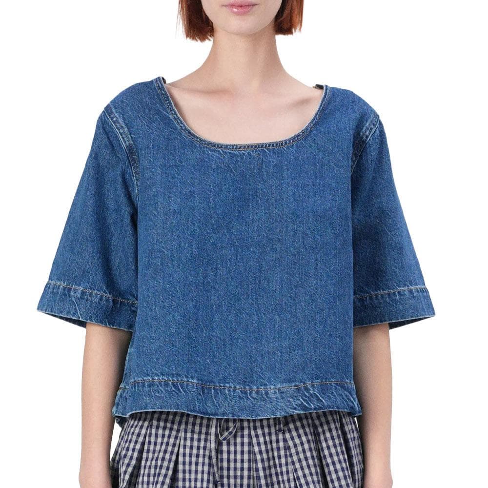 Blouse en Jean Bleu Femme Only Gigi 1