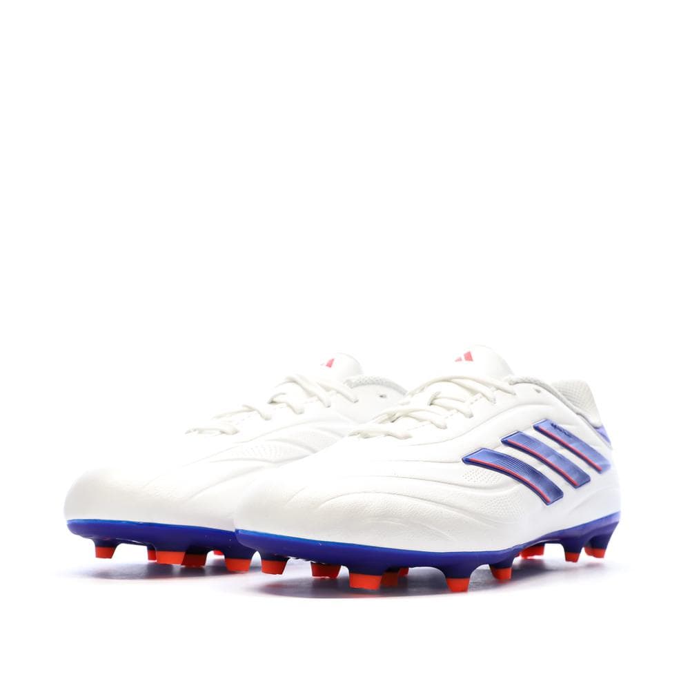 Chaussures de Football Blanc/Bleu Garçon Adidas Copa Pure 2 League Fg 6