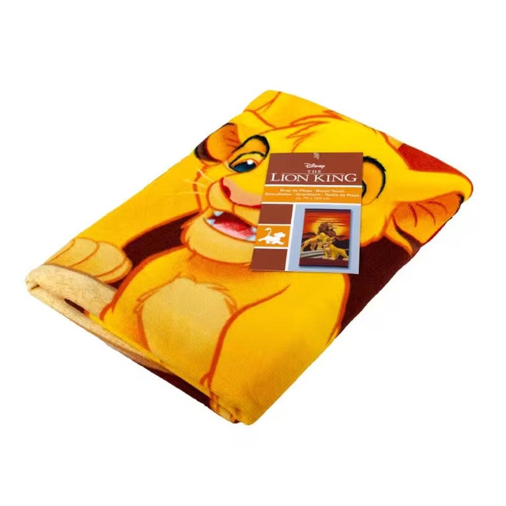 Serviette Jaune/Orange Mixte Sport Zone Roi Lion 2