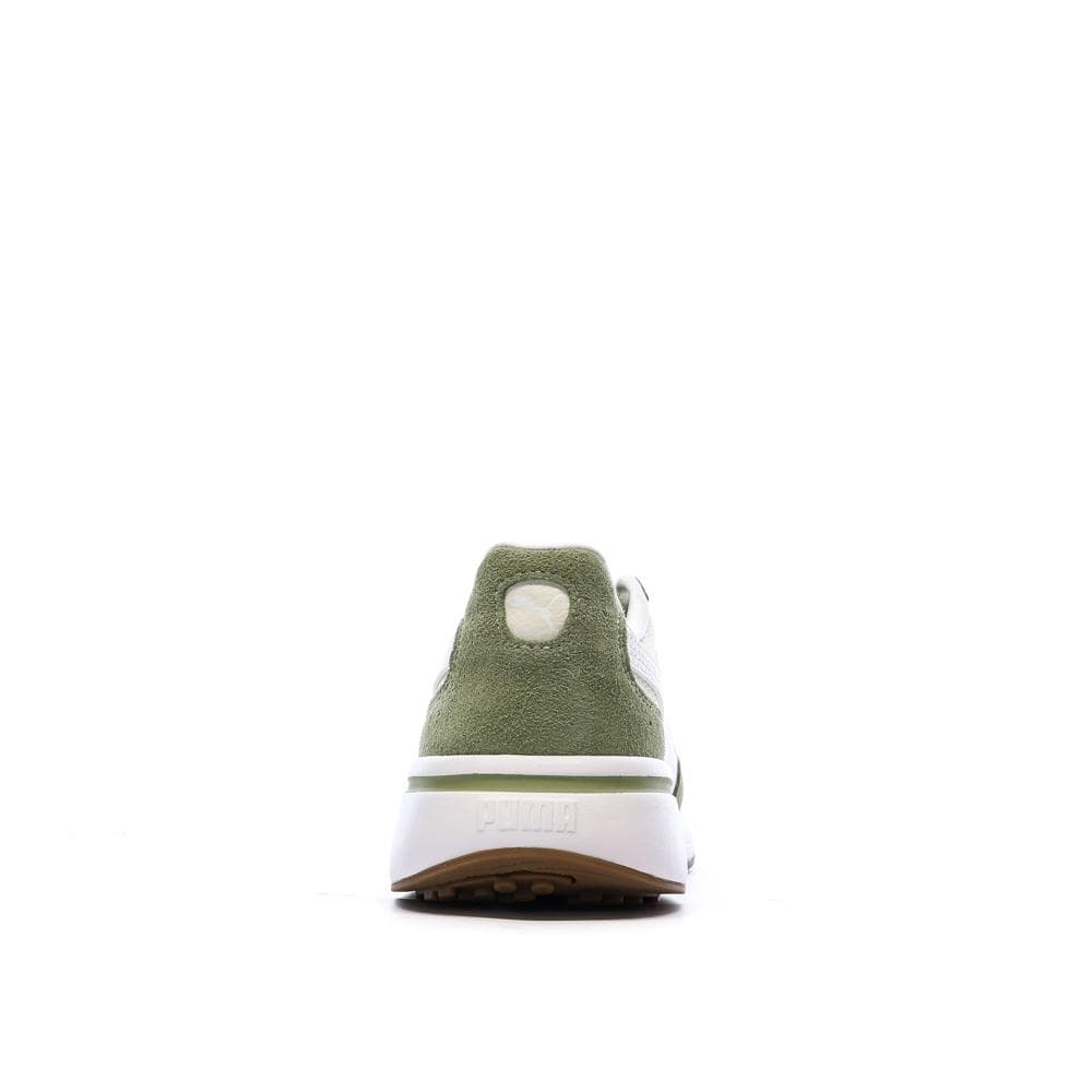 Baskets Blanc/Kaki Femme Puma R78 Glance 3