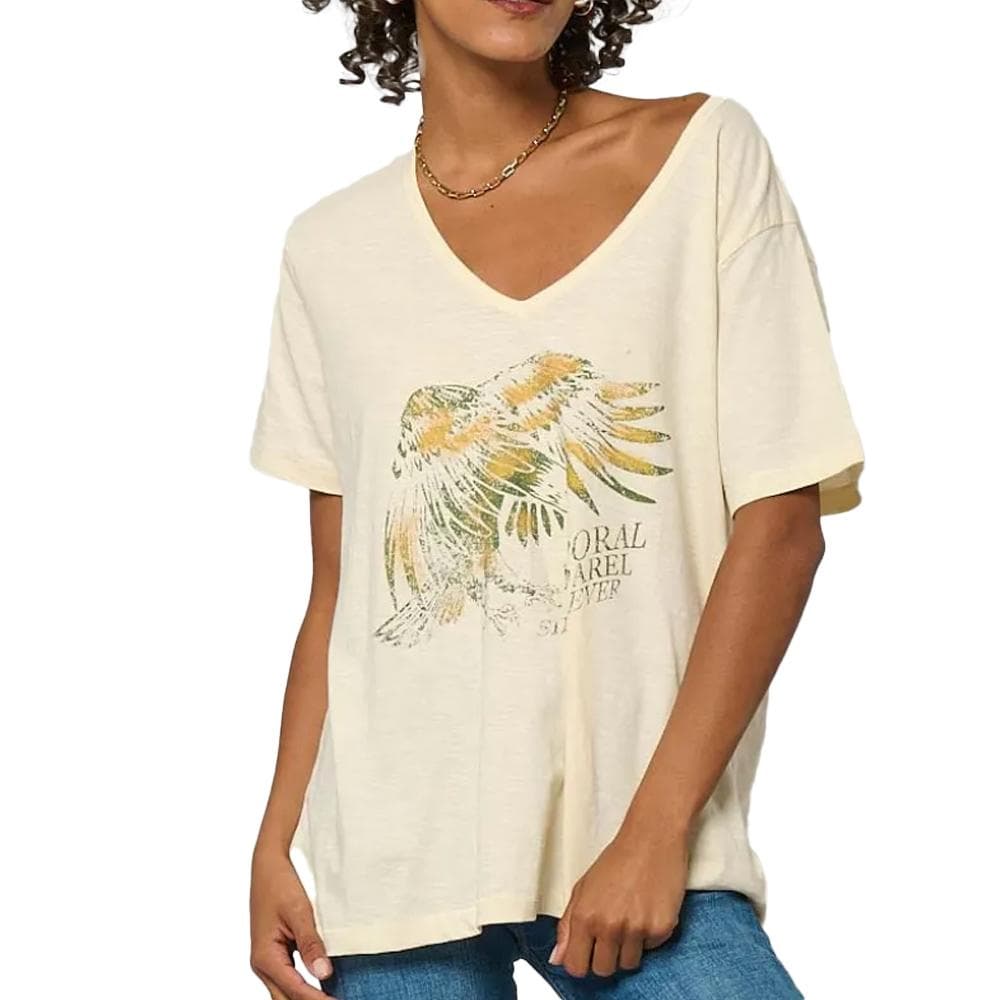 T-Shirt Beige Femme Kaporal MARJO 1